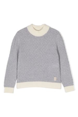 maglione in lana grigio ELEVENTY KIDS | EV9P10Z2706805AV